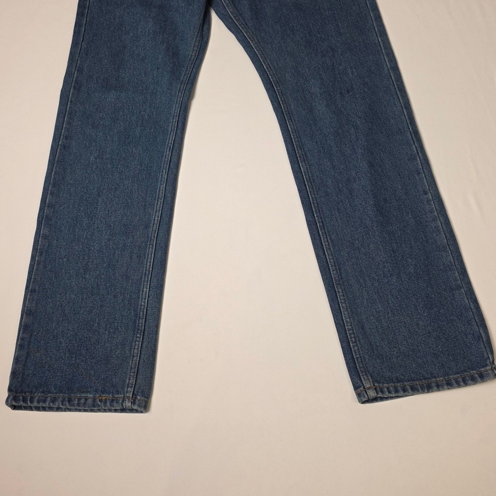 Levi's 505 Straight Fit Jeans Mens‎ 32x30 Blue Medium Wash 100% Cotton Denim - Picture 2 of 12